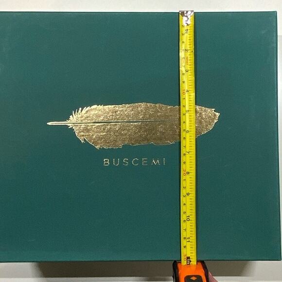Buscemi | Shoe Box & 2 Dust Bags | Green | 14 W x 12 H x 5.25 D Inch - Picture 12 of 16